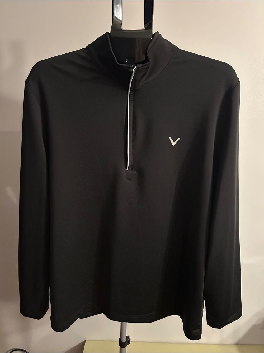 Callaway Black Half-Zip Performance Pullover
